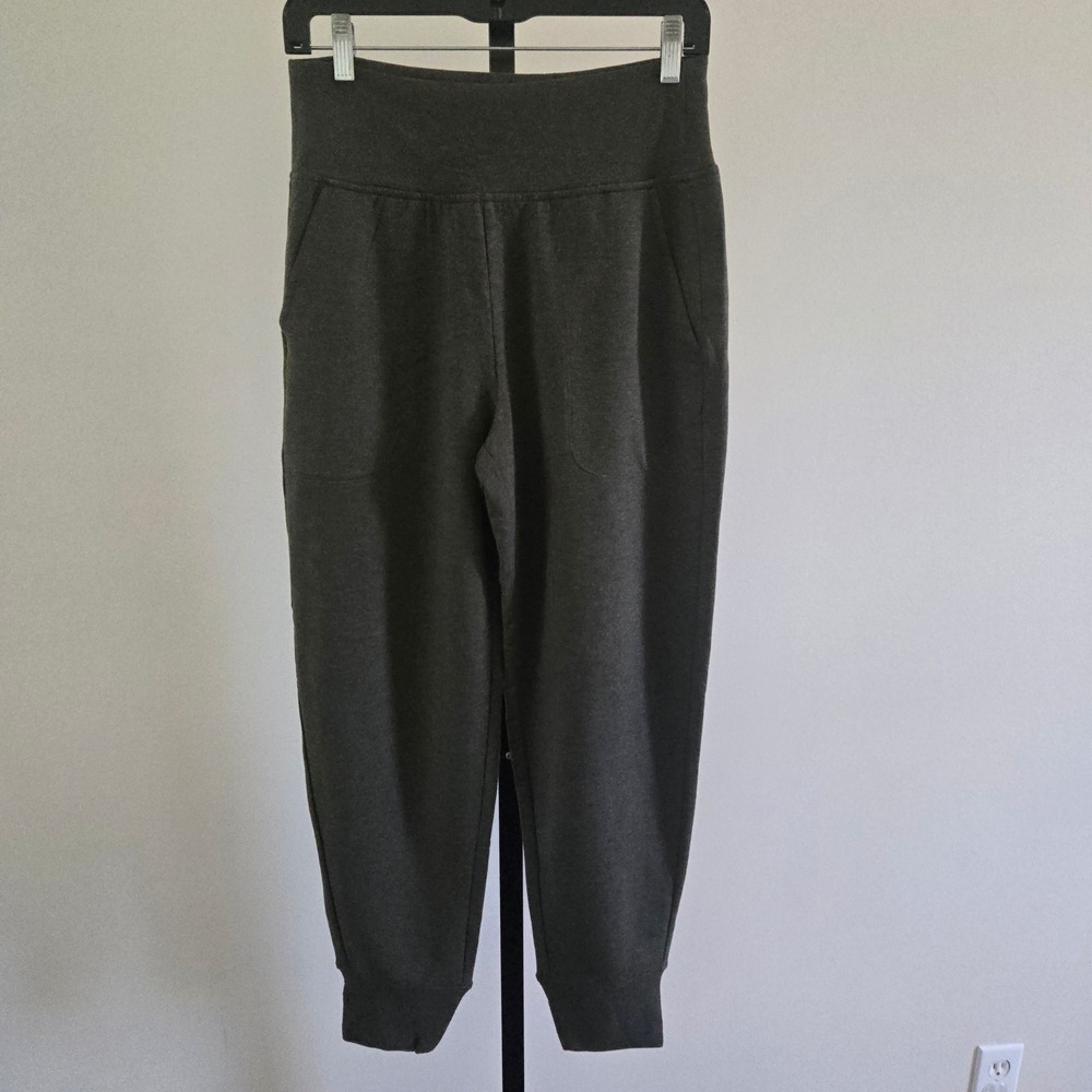 Athleta Coaster Luxe Jogger Pants Dark Green Heather Size S Small Athleisure